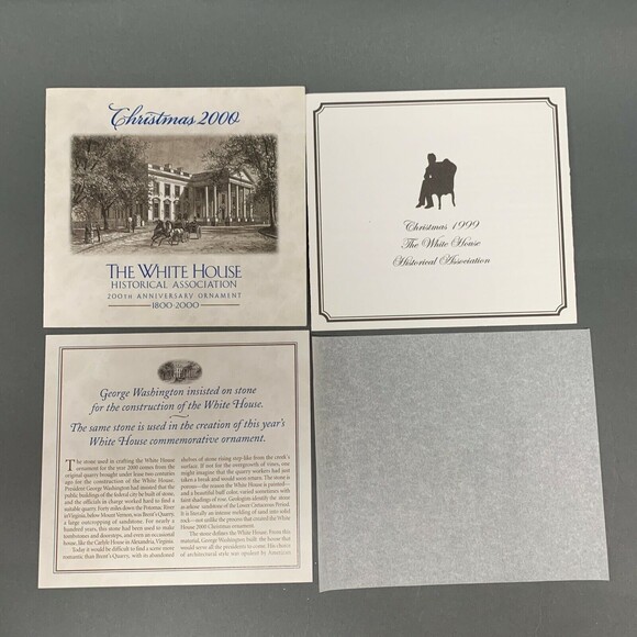 The White House 200th Anniversary Christmas 2000 Ornament Historical Association - Picture 6 of 7